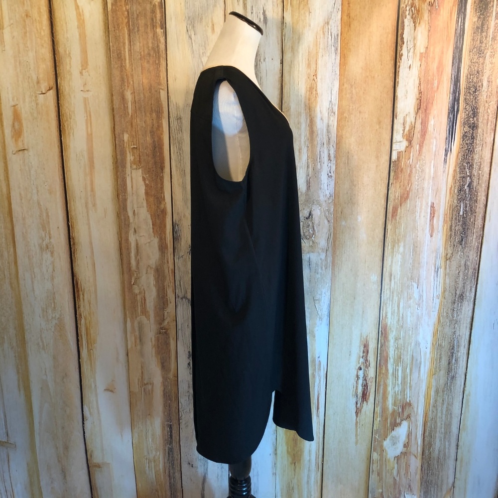 Coach Black Vachetta Sleeveless Shift Dress L NWT! - Picture 5 of 6